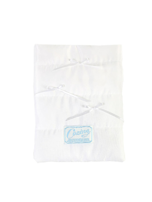 Pillow notebook pouch_pure white