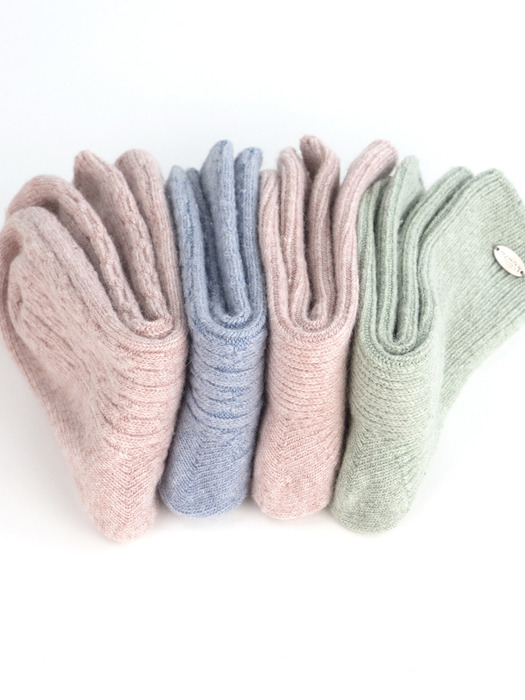 [선물포장]pposong  winter socks 4colors