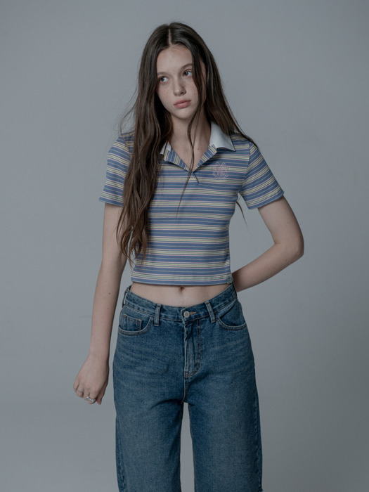 CANDY STRIPE KARA CROP TSHIRT_BLUE