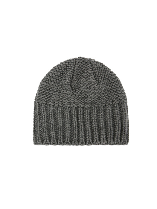 MILANO WOOL BEANIE aaa419m(CHARCOAL)