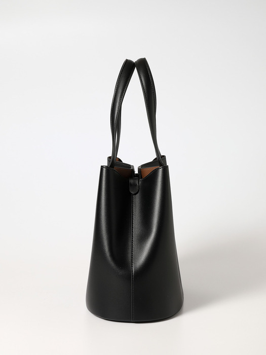 [에어팟 파우치증정]Vegan leather Handle Bucket bag_Black