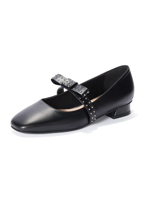 Ribbon Maryjane Pumps_Black