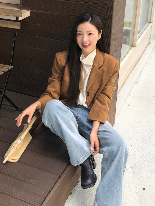 [단독] 스웨이드테일러드자켓 JYJK729B