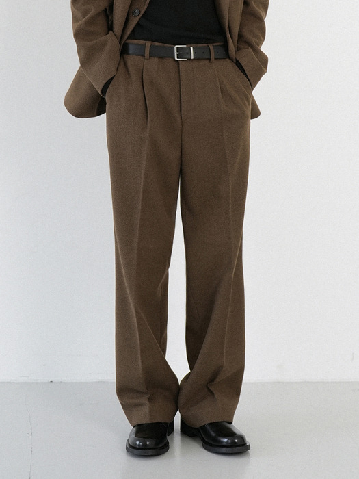 DM1040 WOOLEN SLACKS_BROWN