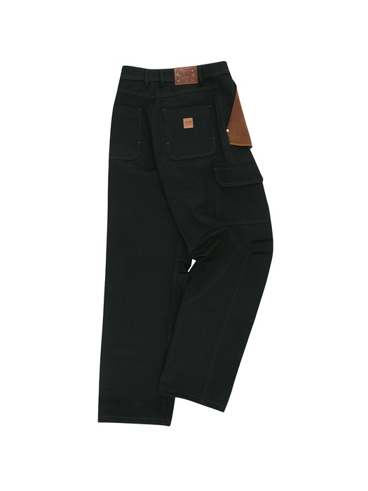 INSIDE OUT CARGO PANTS apa785m(BLACK)