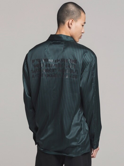 TOWTON LINE SHIRT GREEN