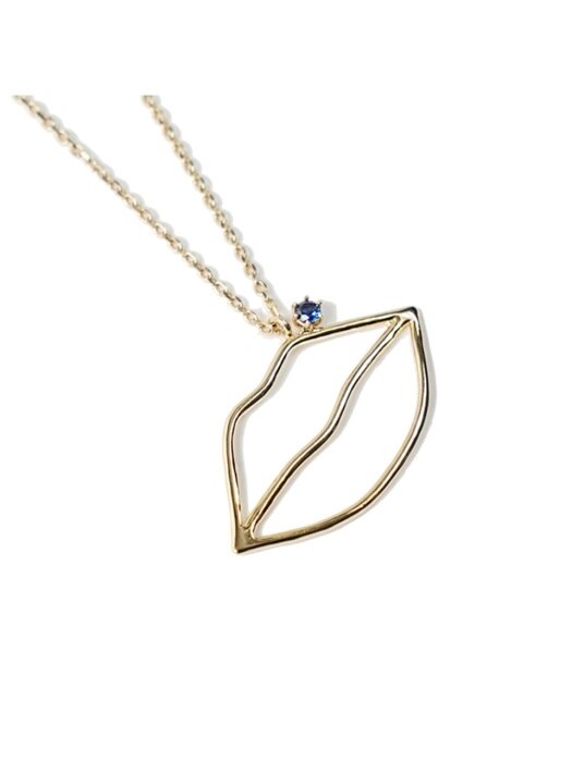 Lips gold Necklace 포인트목걸이