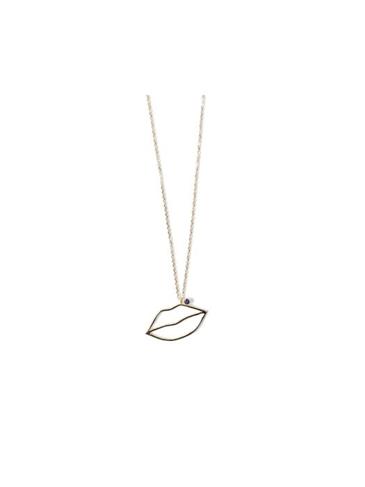Lips gold Necklace 포인트목걸이