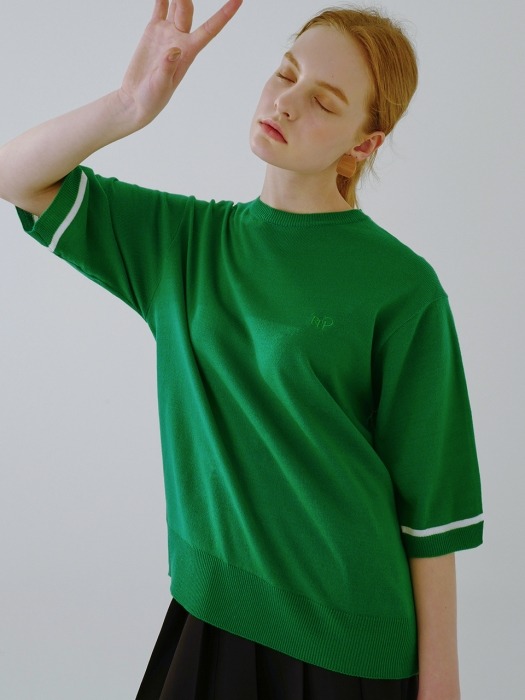 CIRCLE LOGO KNIT (GREEN)