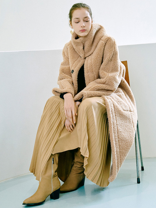[FRONTROW X RECTO.] Reversible Eco Shearing Coat_3colors