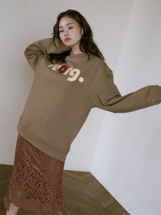 FIF SWEATSHIRTS DARK BEIGE