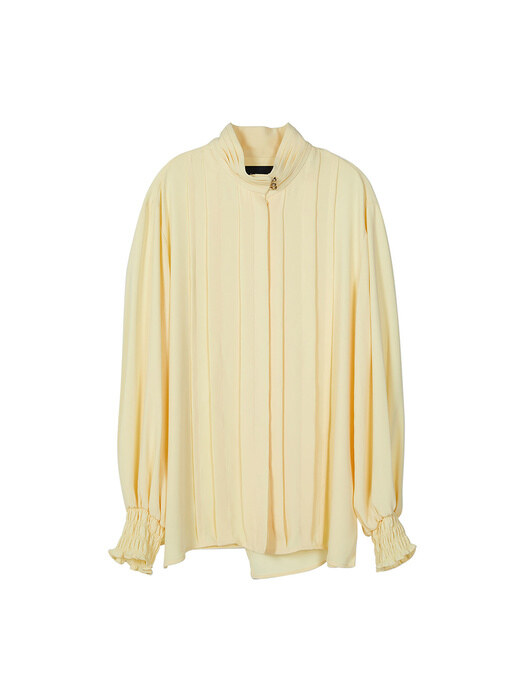 KATIE TUCK BLOUSE atb274w(Lemon)