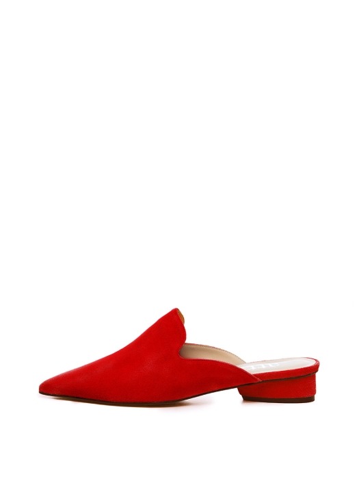 Mule Slipper (Lipstick Suede)