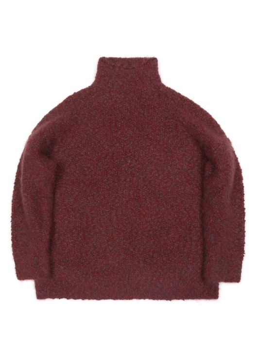 HALF NECK OVER TURTLENECK - WINE