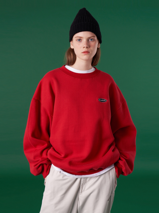 [N]Logo sweatshirt-red