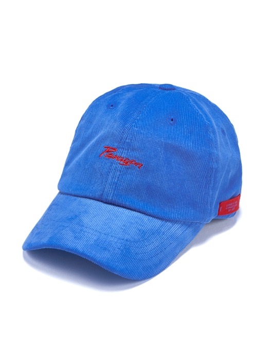 PARAGON CORDUROY BASEBALL CAP BLUE