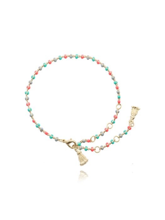 Multi Color Beads Bracelet/Anklet