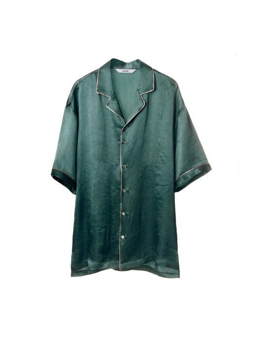 artificial silk robe shirts[green(UNISEX)]_UTS-SS17