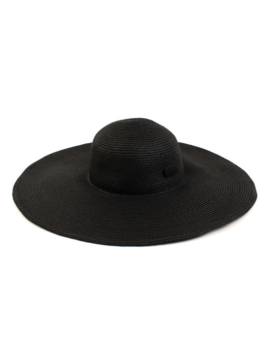 Long Black Wire Cloche Hat BK 여름페도라