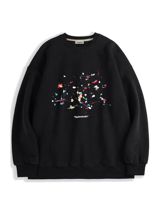 SPLASH.SWEATSHIRTS (BLACK)