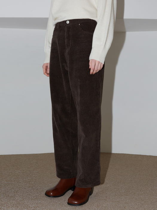 CORDUROY PANTS - BROWN