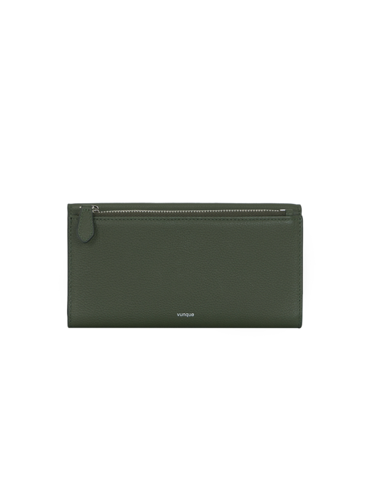 Perfec folded long wallet (퍼펙 2단 장지갑) Khaki