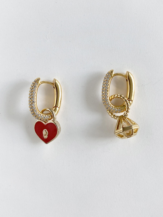 Love myself hoop earring (Gold)