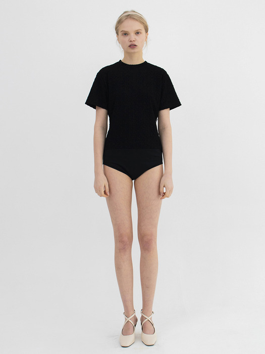 Textured Bodysuit (black) 