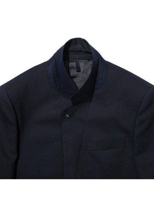 wool blended solid basic suit jacket_CWFBS20112NYX