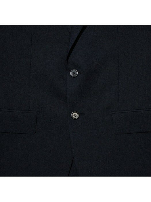 wool blended solid basic suit jacket_CWFBS20112NYX