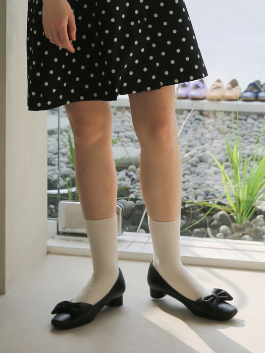 Dorothy Ribbon Shoes (Black)