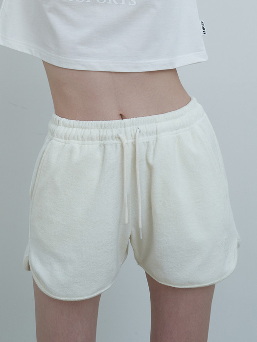 Sports Terry Shorts (Ivory)