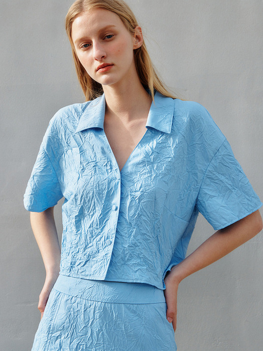 BLUE BEL SUMMER CREASED SHIRT