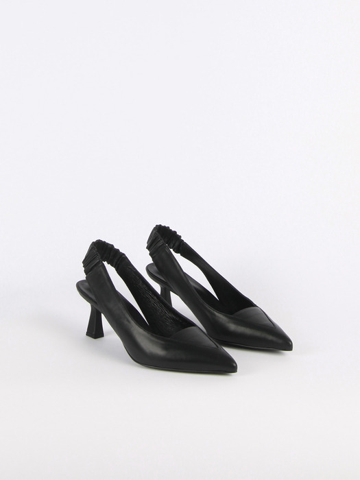 Nana Slingback Pumps Leather Black