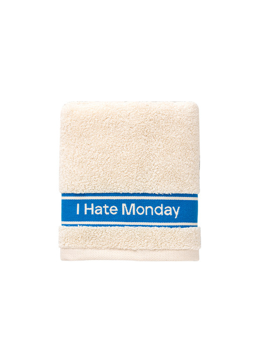 i hate monday Comfort Towel Blue