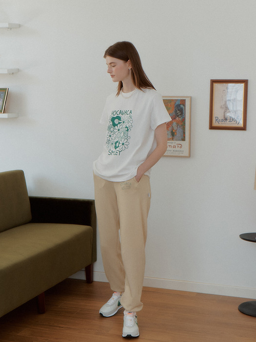 Smiley® Greenery Flower T-Shirts_2color