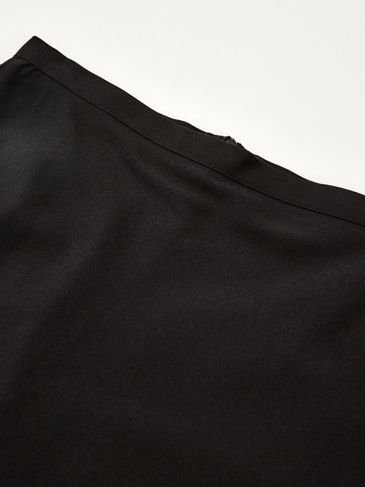 tr long slit skirt_black