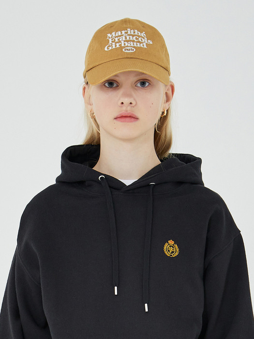 MARITHE DUO LOGO CAP mustard