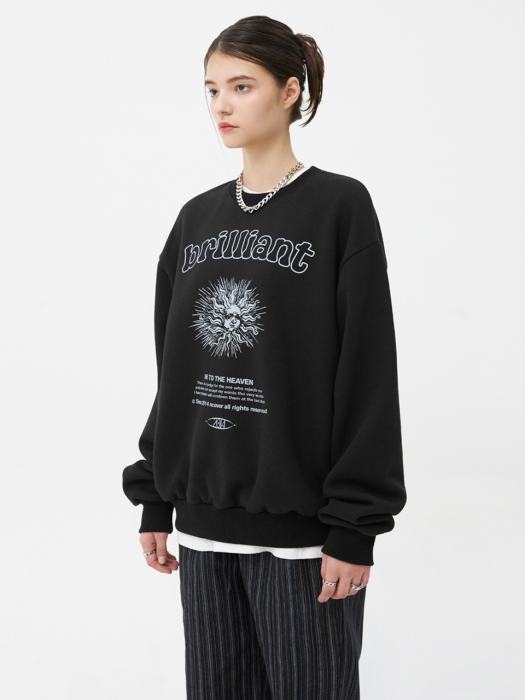 BRILLIANT SUN SWEATSHIRT-BLACK