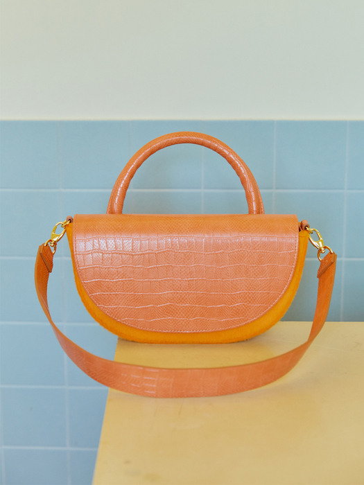 Orange Bloom Bag
