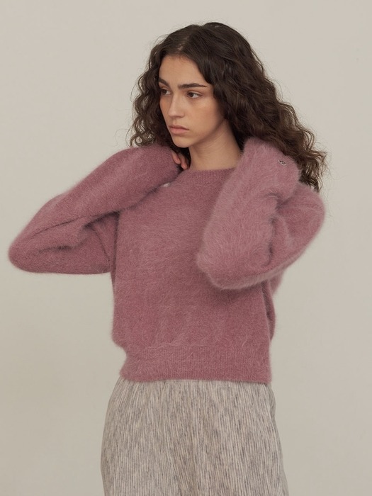 MOHAIR BASIC KNIT (pink)