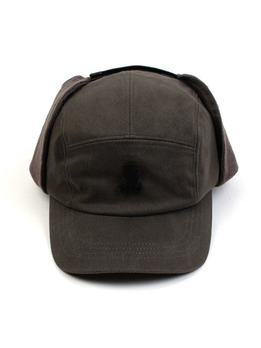 Khaki Earflap Camp Cap 귀달이모자