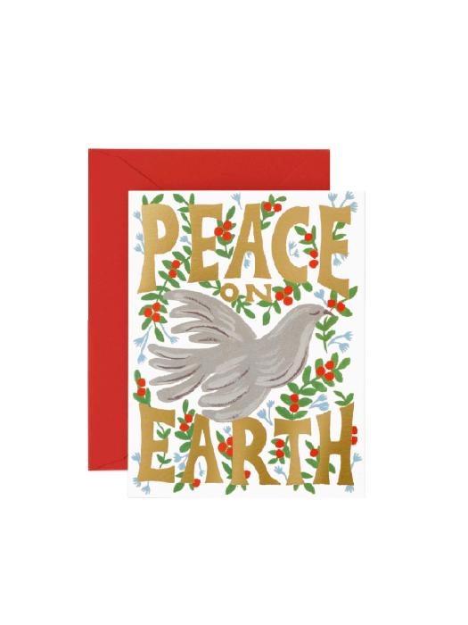 라이플페이퍼 Peace Dove Card 크리스마스 카드
