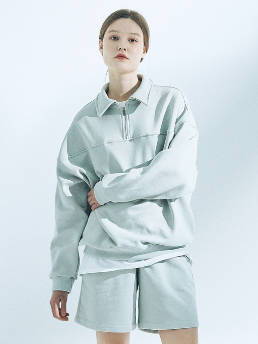 Short Sweat Pants [Pastel Mint]