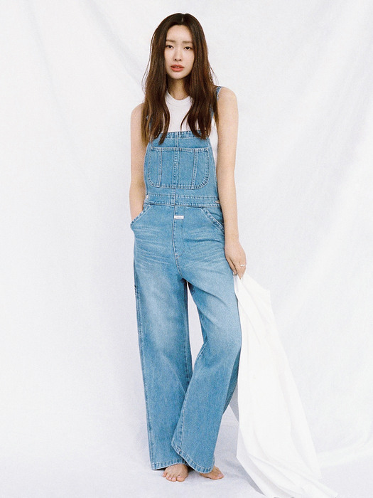 DENIM OVERALL light blue