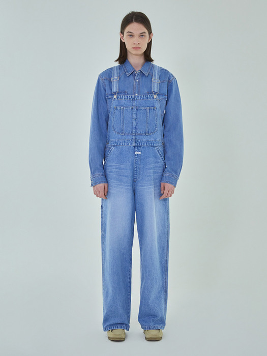 DENIM OVERALL light blue