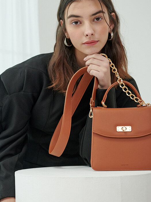 MIO Bag (Brown) 미니토트백