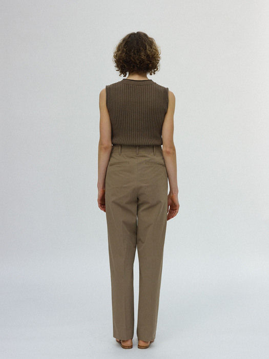 Mailo cotton pants (Camel khaki)