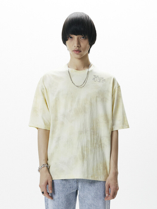 OVER FIT WORKSHOP T-SHIRT_YELLOW