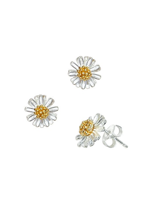 Spring daisy earring [silver925]